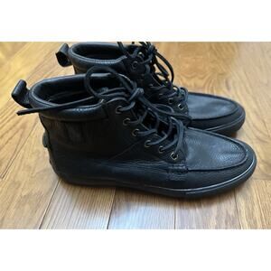 Polo Ralph Lauren Tavis High Top Sneakers Men's 9D Black